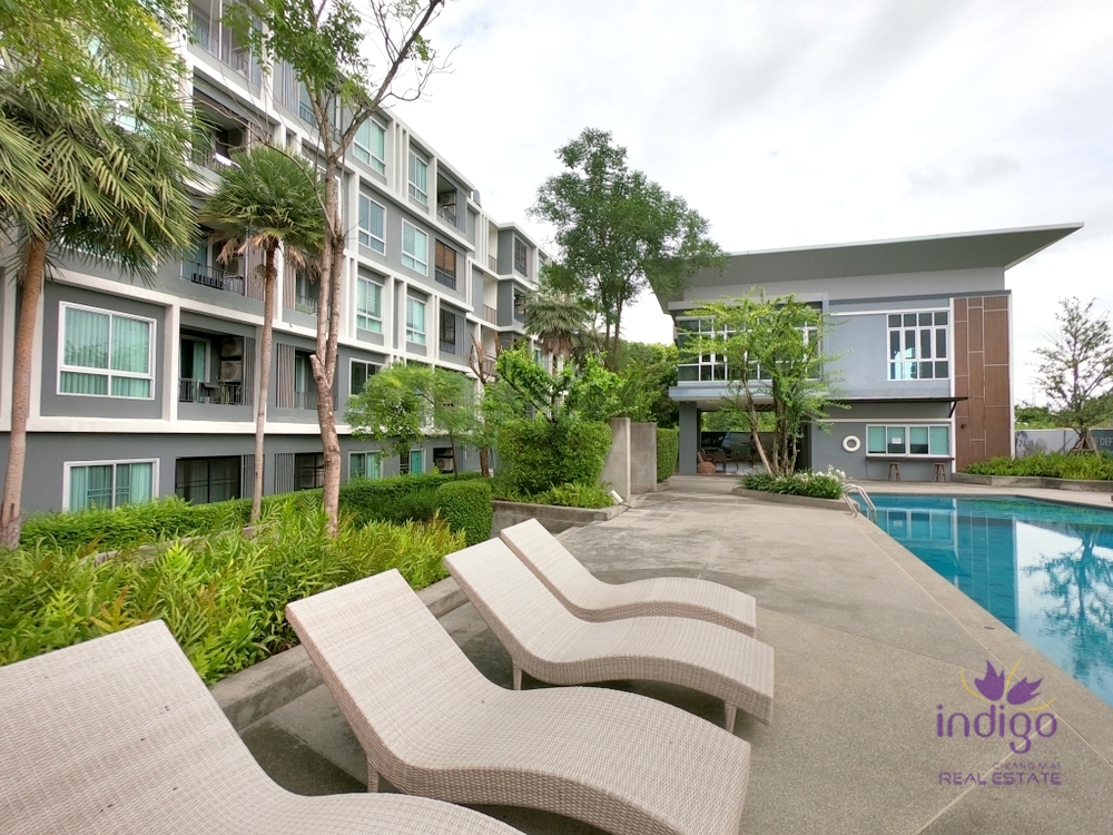 Fully furnished new one bedroom condo for rent at Diamant Condominium Faham Muang Chiang Mai