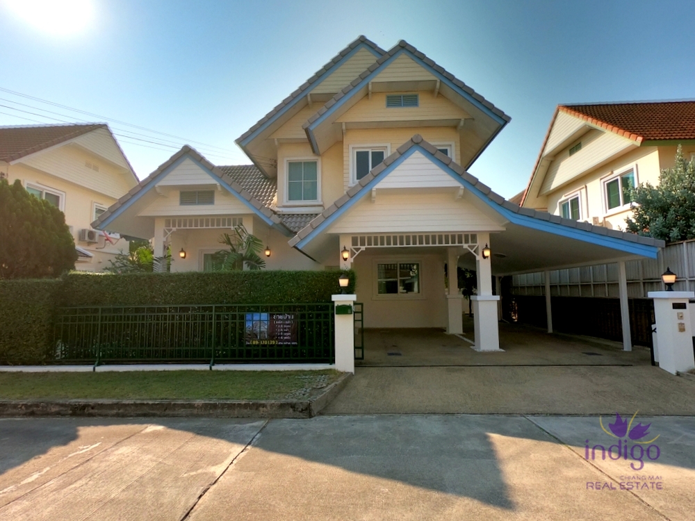 Lovely renovated 3 bedroom unfurnished house for sale in Moo Baan Nonnipa, Sansai, Chiang Mai