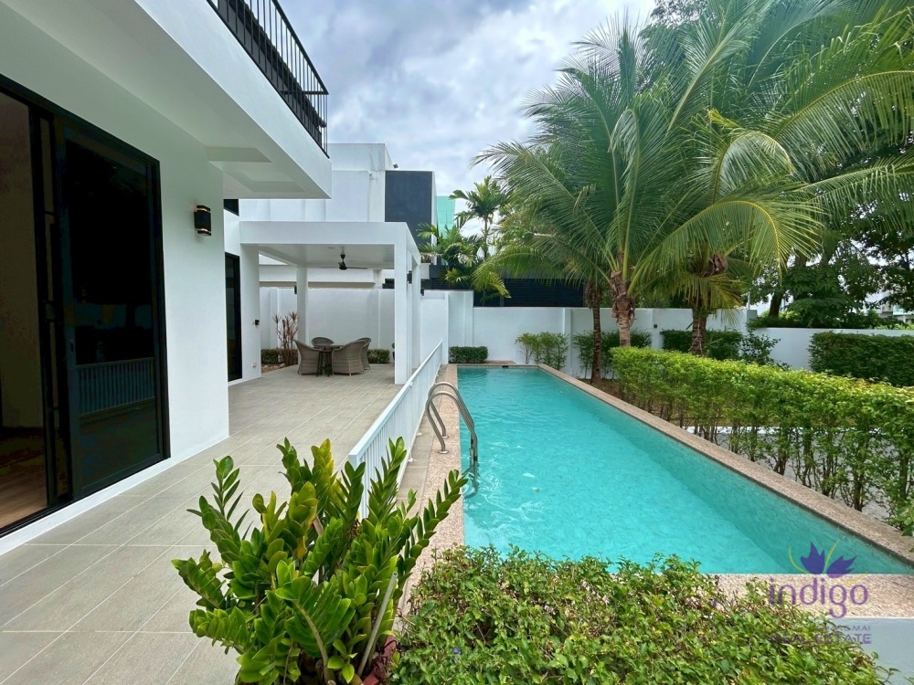 Modern 4-Bedroom Pet-Friendly Pool Villa in Leafy Wang Tan Village, Chiang Mai
