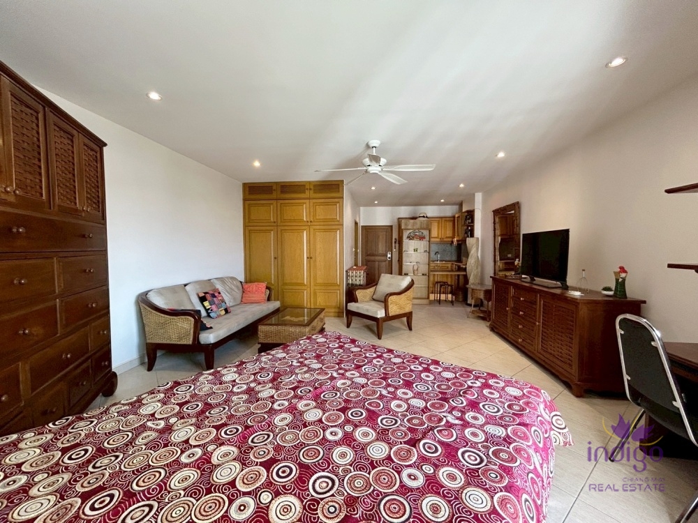 中文（简体）  河畔公寓出租｜高楼层，河景与山景  精心布置的单间公寓，舒适、私密且功能齐全