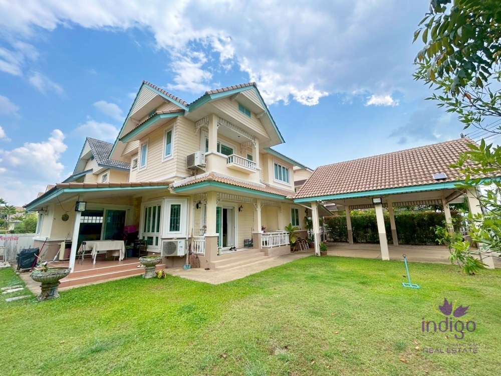 Priced to sell! House for Sale – Spacious Land 153.4 sq.wah with Furniture, Nonnipa Village Phase 5, near Maejo University