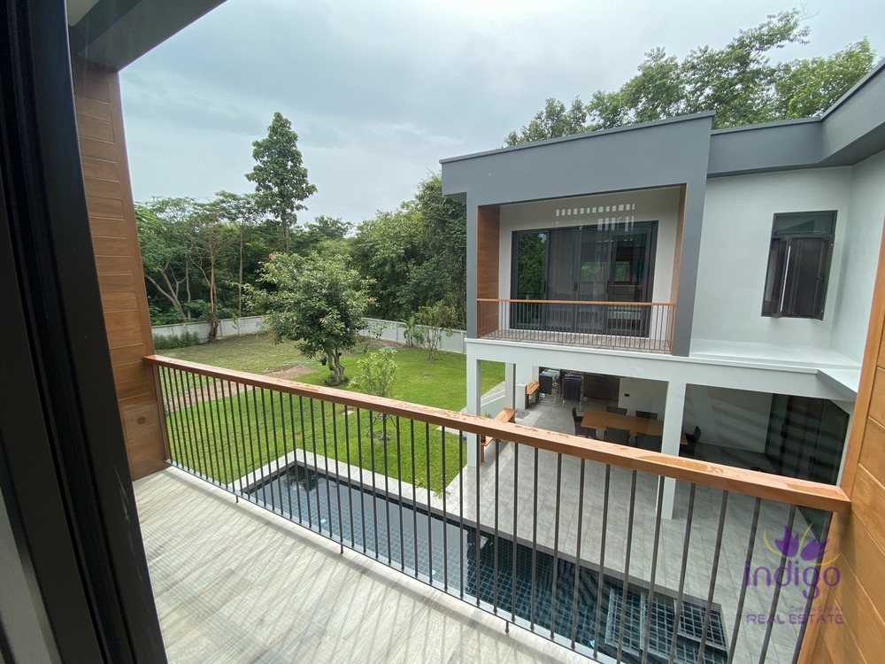 NEW Modern House for sale 4 bedroom ,land size 1 Rai 50 sqw, near Grand