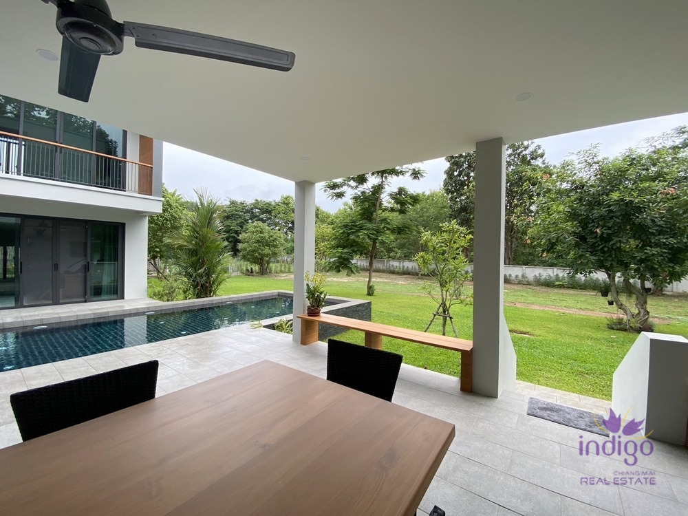 NEW Modern House for sale 4 bedroom ,land size 1 Rai 50 sqw, near Grand