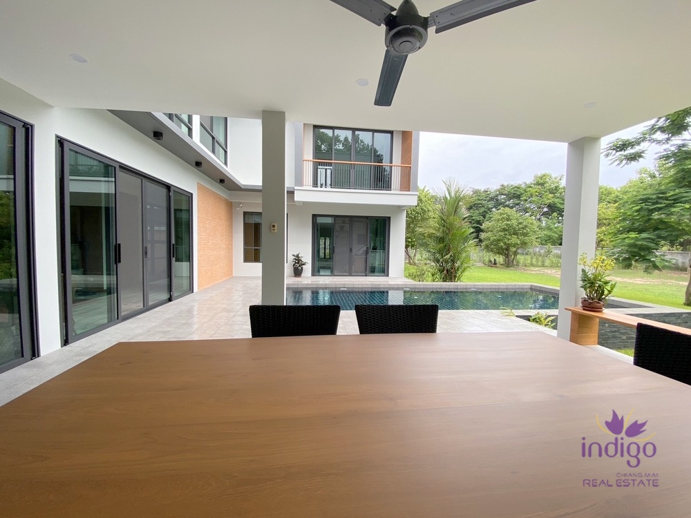 NEW Modern House for sale 4 bedroom ,land size 1 Rai 50 sqw, near Grand