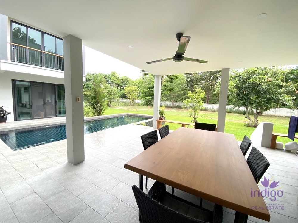 NEW Modern House for sale 4 bedroom ,land size 1 Rai 50 sqw, near Grand